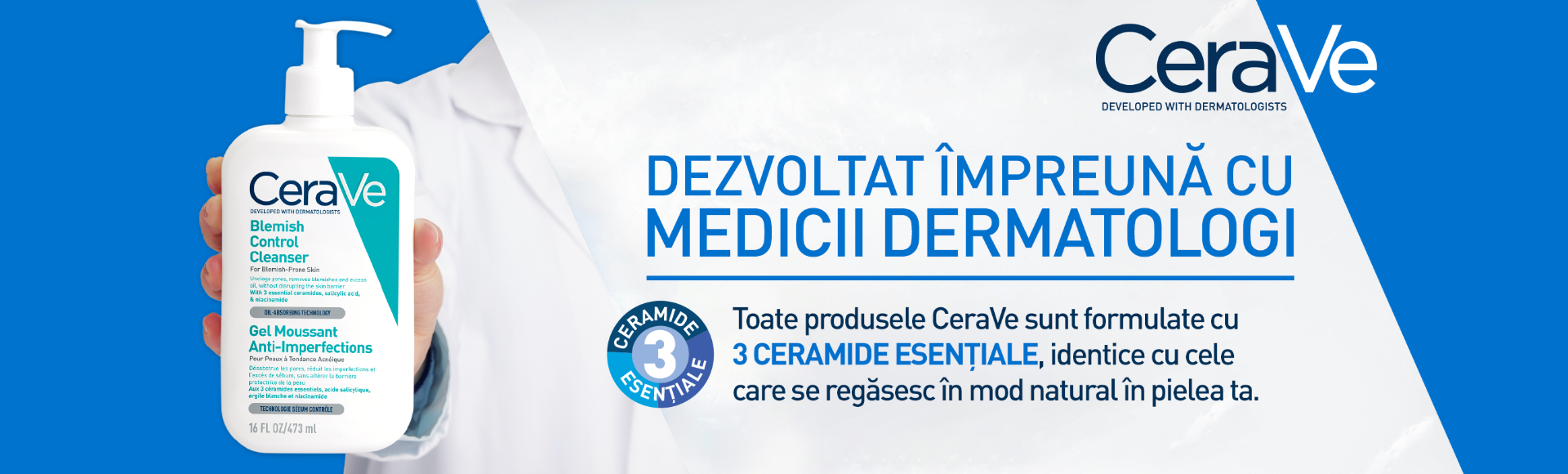 Gelul de curățare spumant CeraVe Anti-Imperfectiuni cu 2% Acid Salicilic
